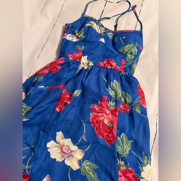 American Eagle Blue Floral Dress size xs - Picture 1 of 13